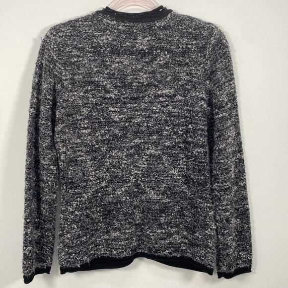 Anne Klein Silk Wool Cashmere Blend Blazer Women's Small  Black - Picture 7 of 10